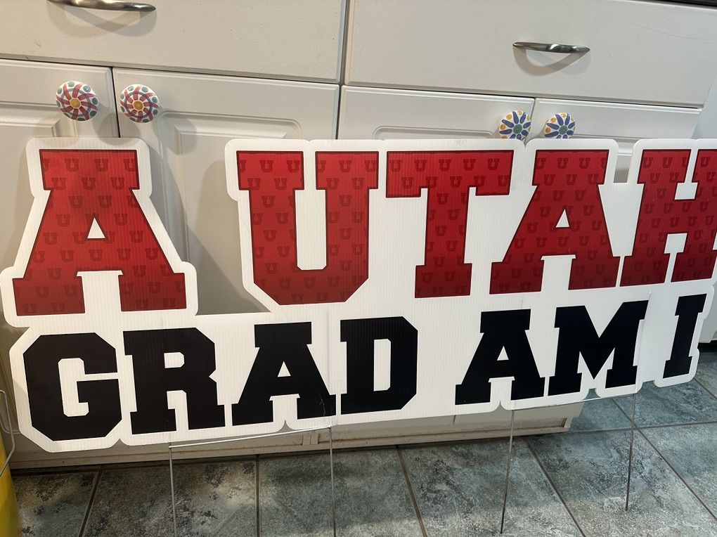 Red/White Graduation Decor