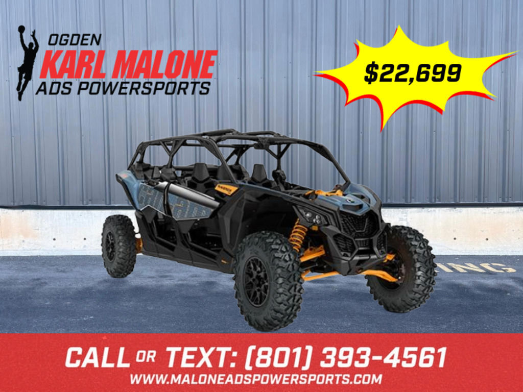 2025 Can-Am® Maverick X3 MAX RS Turbo Scandi Blue & Orange Crush