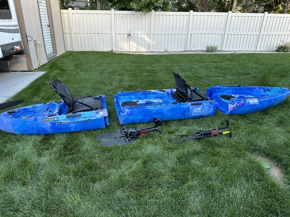 Tandem Modular Turbo Fin Kayak