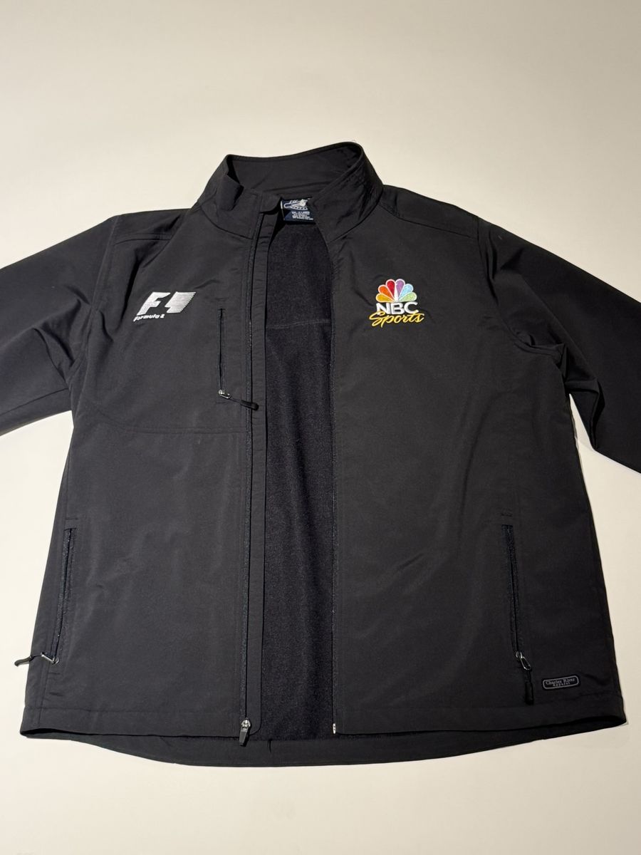 NBC Sports Formula 1 Charles River Softshell Jacket - Men's XL - Like New