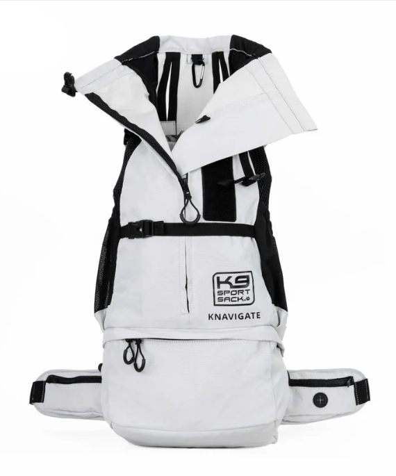 K9 Sport Sack Knavigate Dog Carrier Backpack - White (Large)- NEW