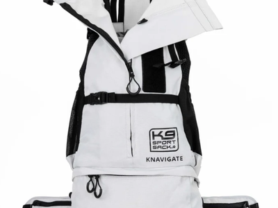 K9 Sport Sack Knavigate Dog Carrier Backpack - White (Large)- NEW