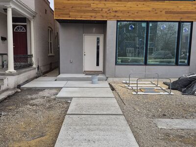 Trade Concrete services for trailer