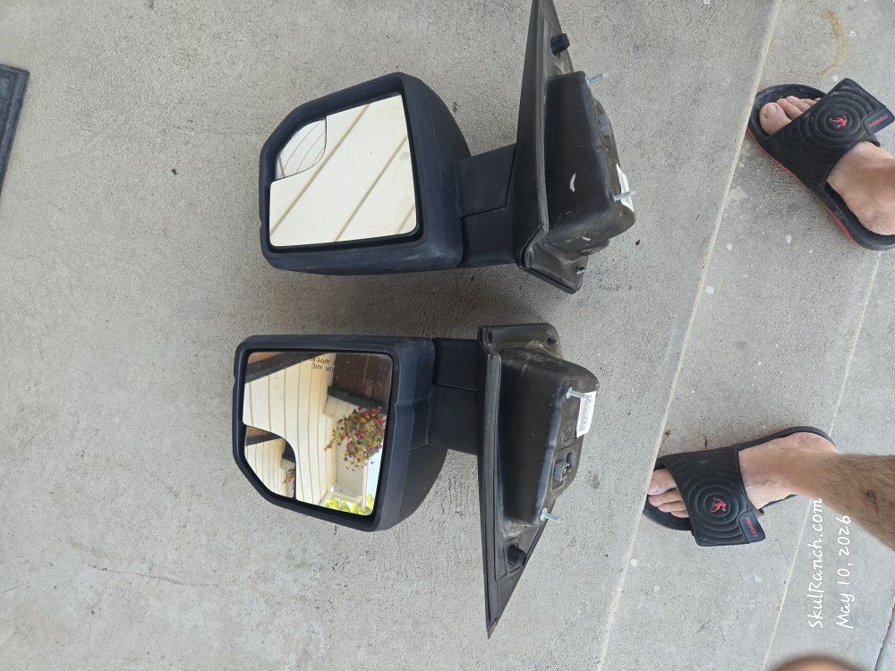 driver and passenger side mirrors 2017 Ford F-150