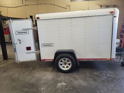 Haulmark 8' covered utility trailer