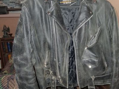 Male leather jacket