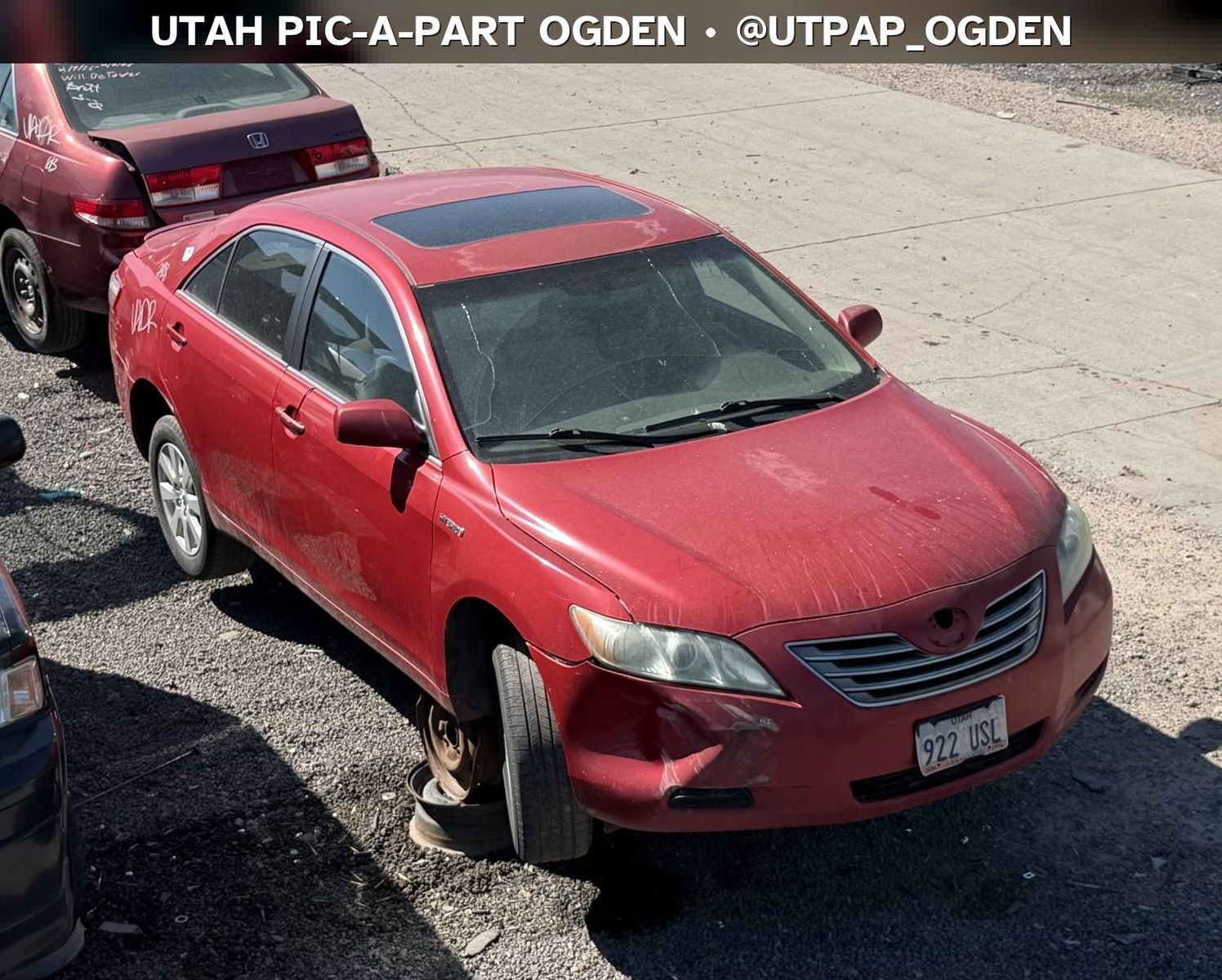 2007 Toyota Camry Parts - UTPAP Ogden