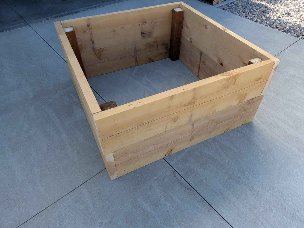 4'x 4'x 2' Cedar Raised Garden Bed