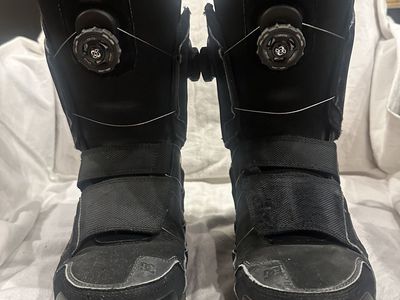 DC Judge Men’s 10 Black Double Boa Snowboard Boots