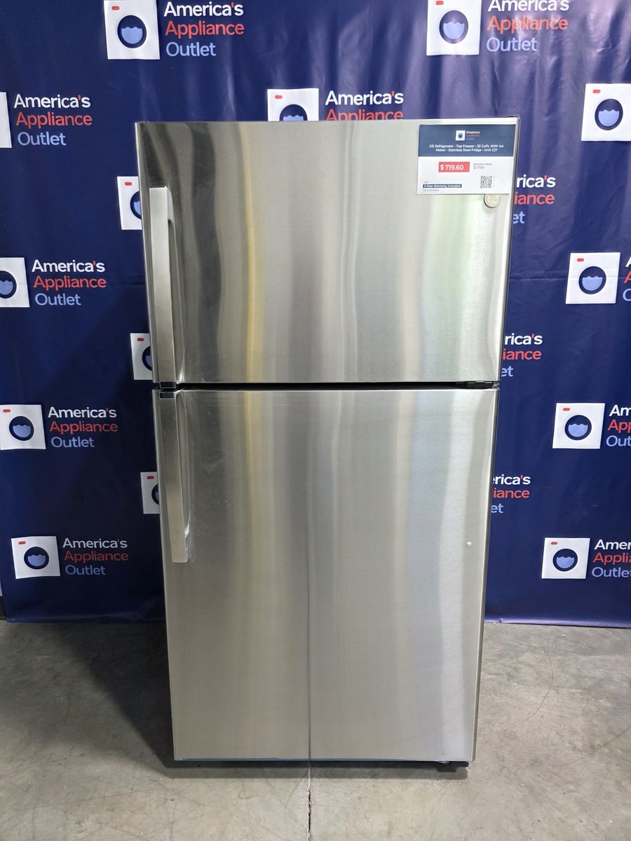 GE® 21.9 Cu. Ft. Top-Freezer Refrigerator