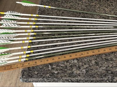Vintage Refletched Aluminum arrows