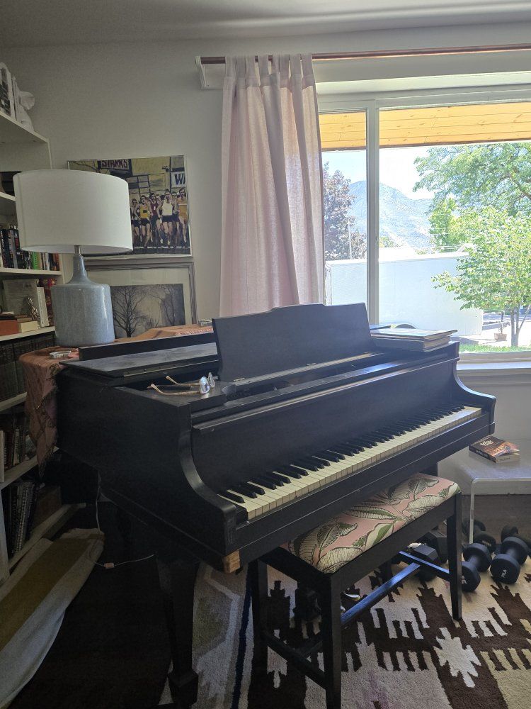 Baby grand piano