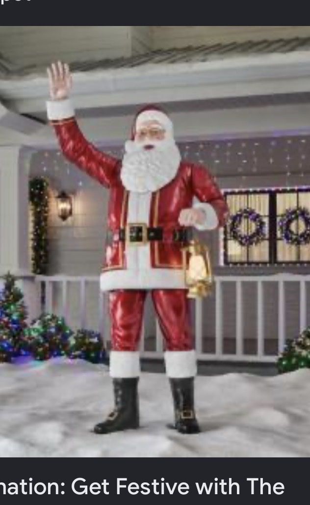 Home Depot Towering Santa