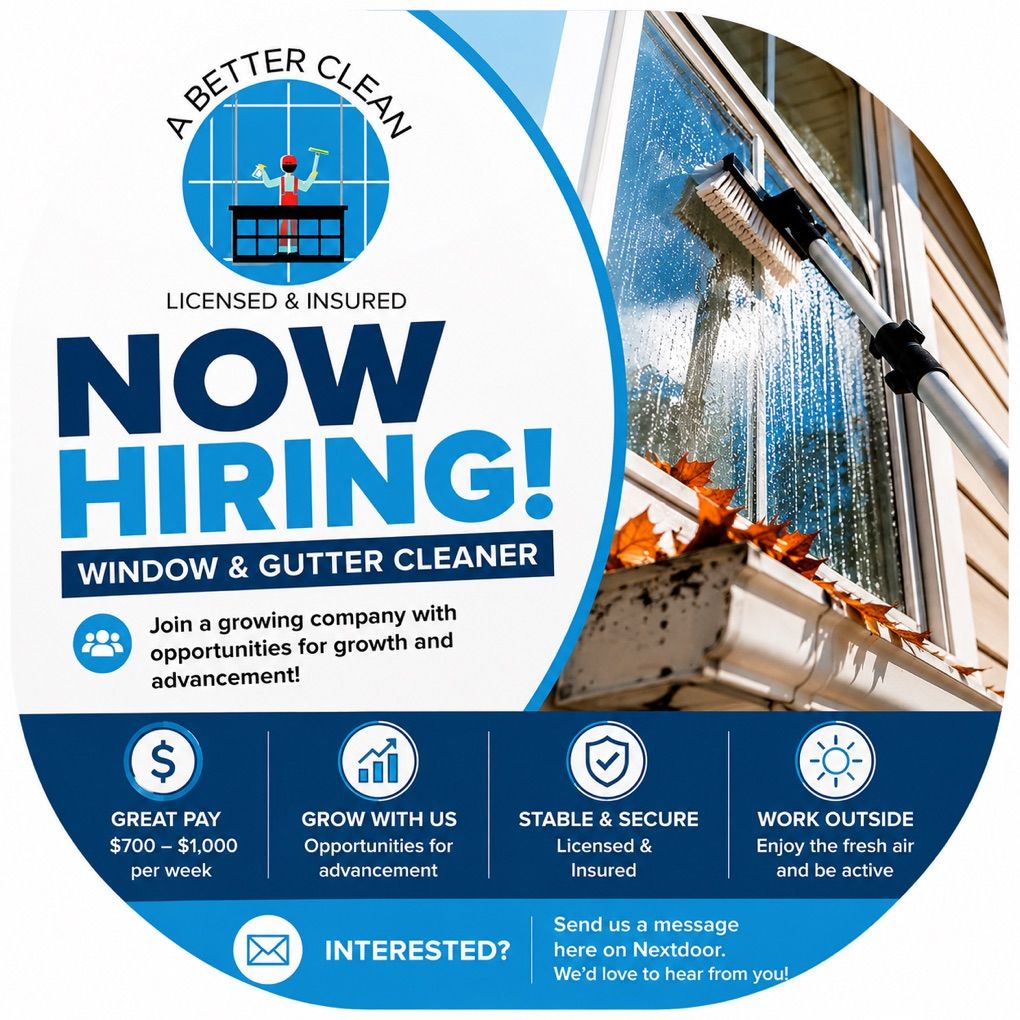 Hiring Window Cleaner