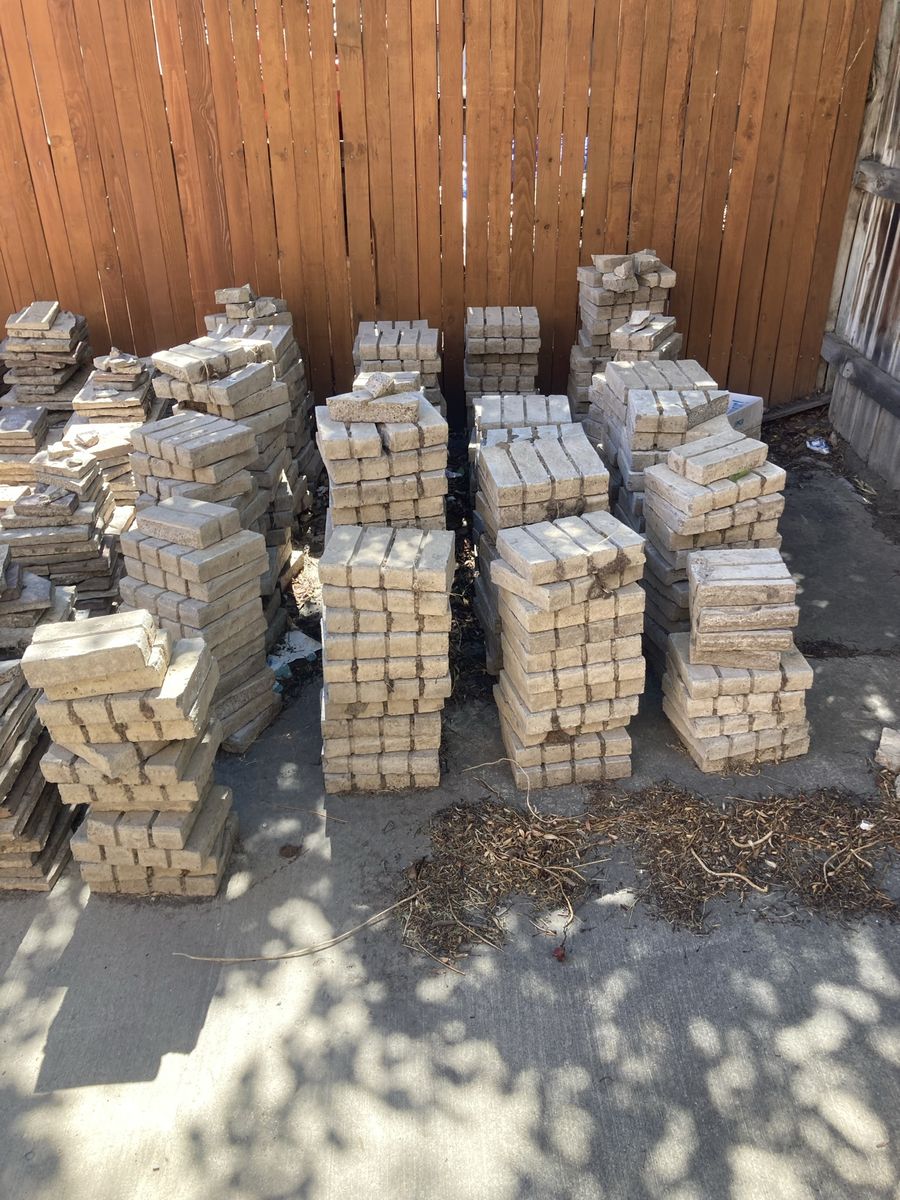 Paving stones need gone