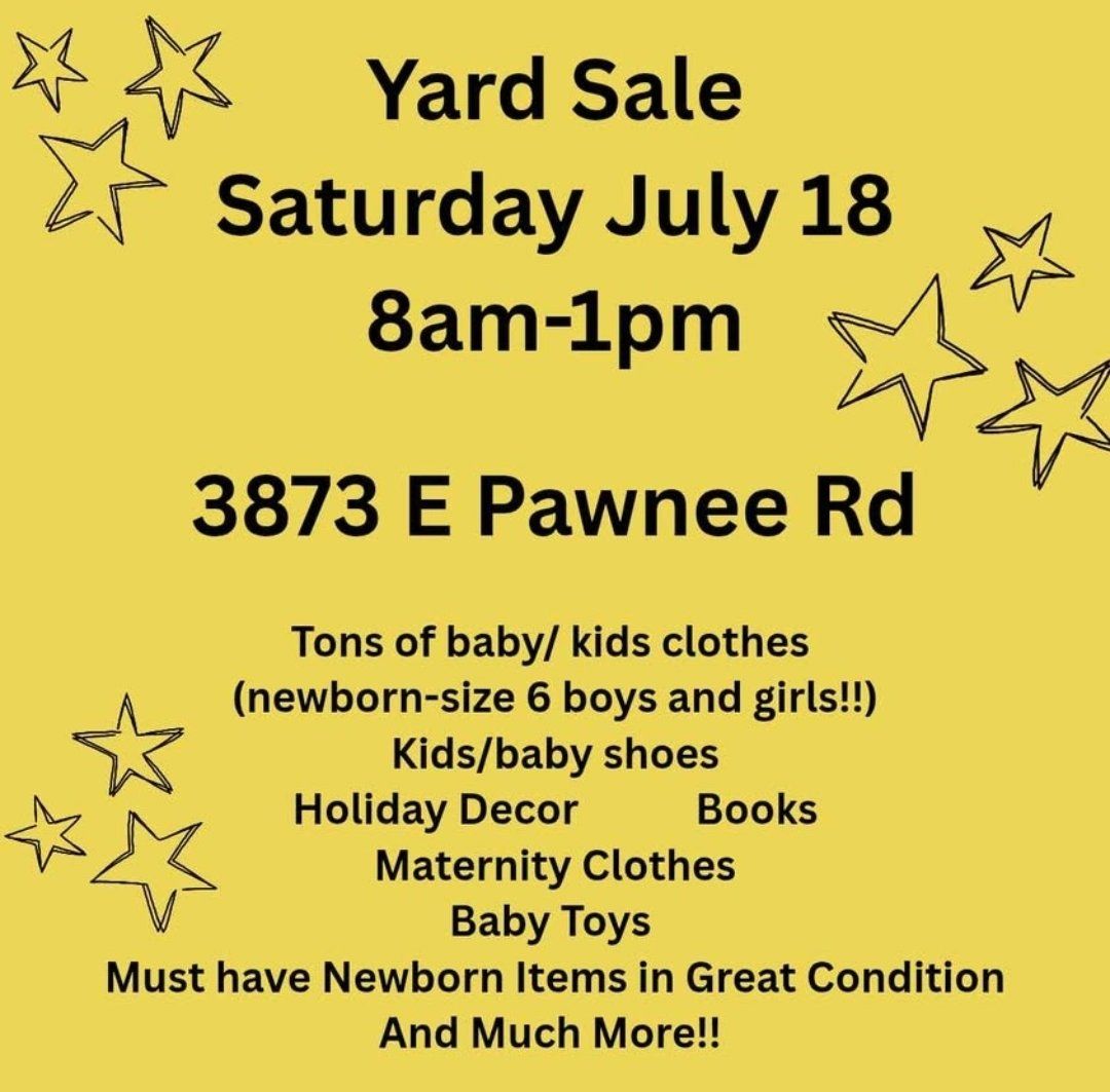 Yard Sale - today!