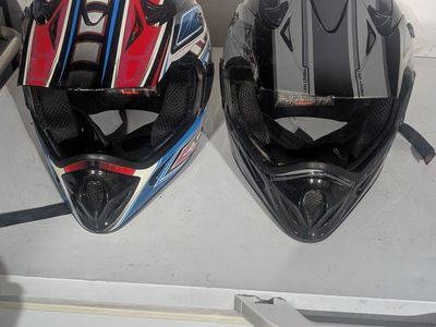 2 ATV Helmets