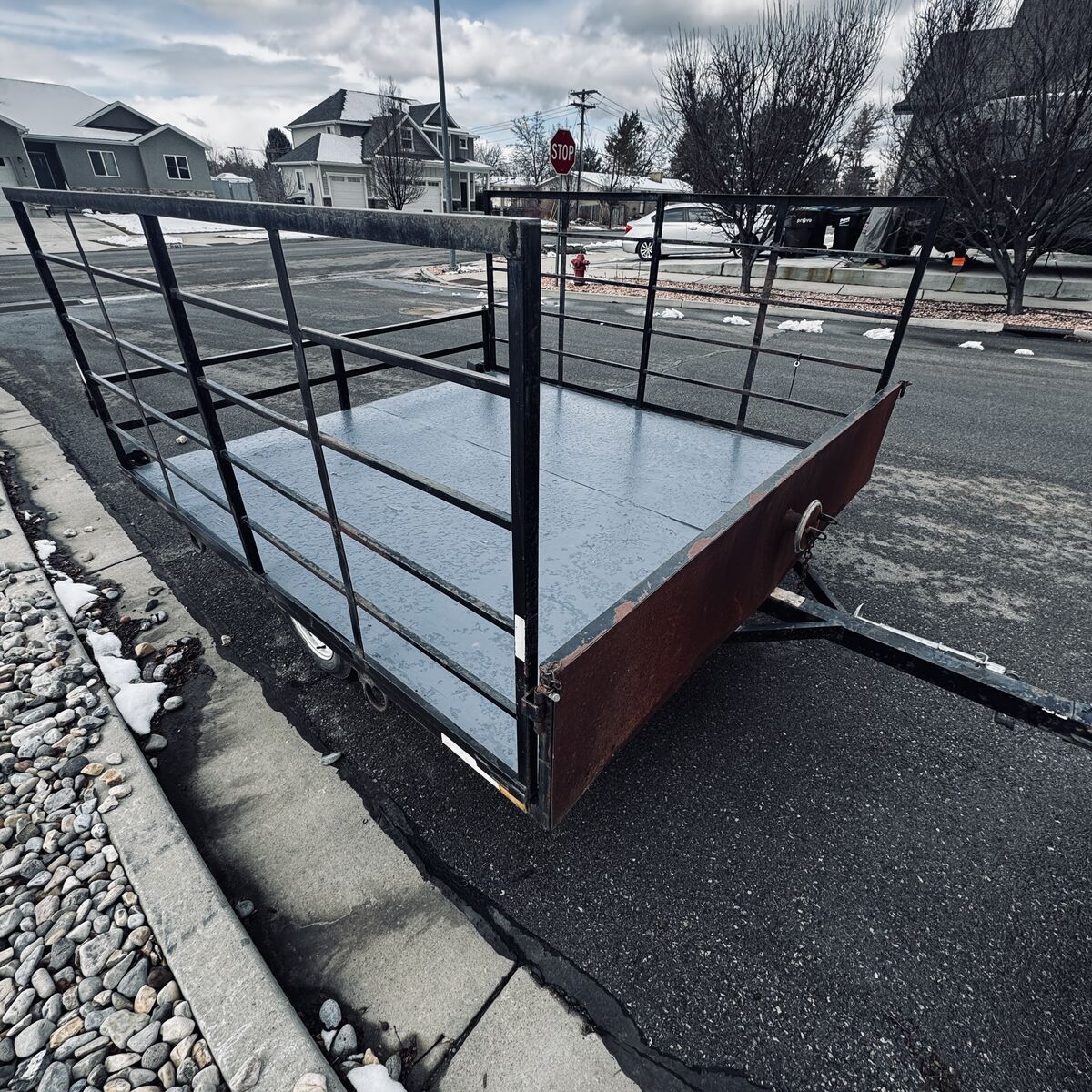 dual 4 wheeler trailer