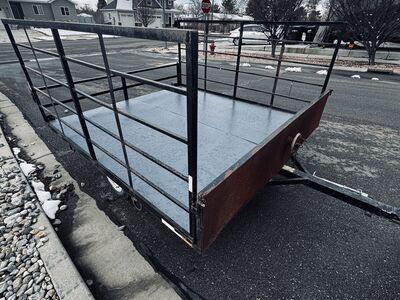 dual 4 wheeler trailer