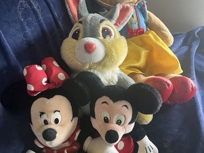 Disney-Mickey & Minnie, Thumper, Snow White Bear Stuffed Animals