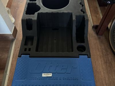 Otter ice fishing sonar sled