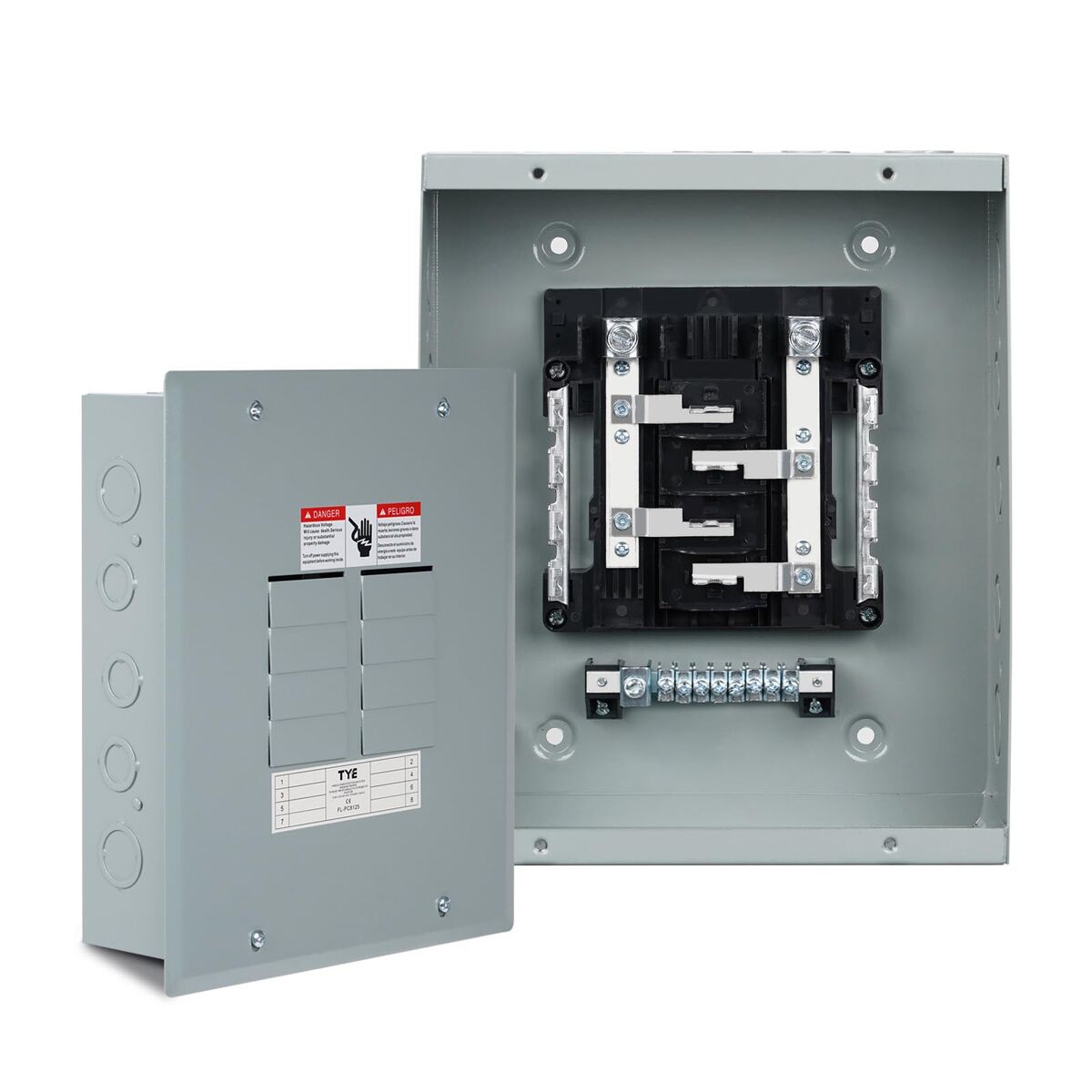 Circuit Breaker Distribution Box, 8-Space, 125A