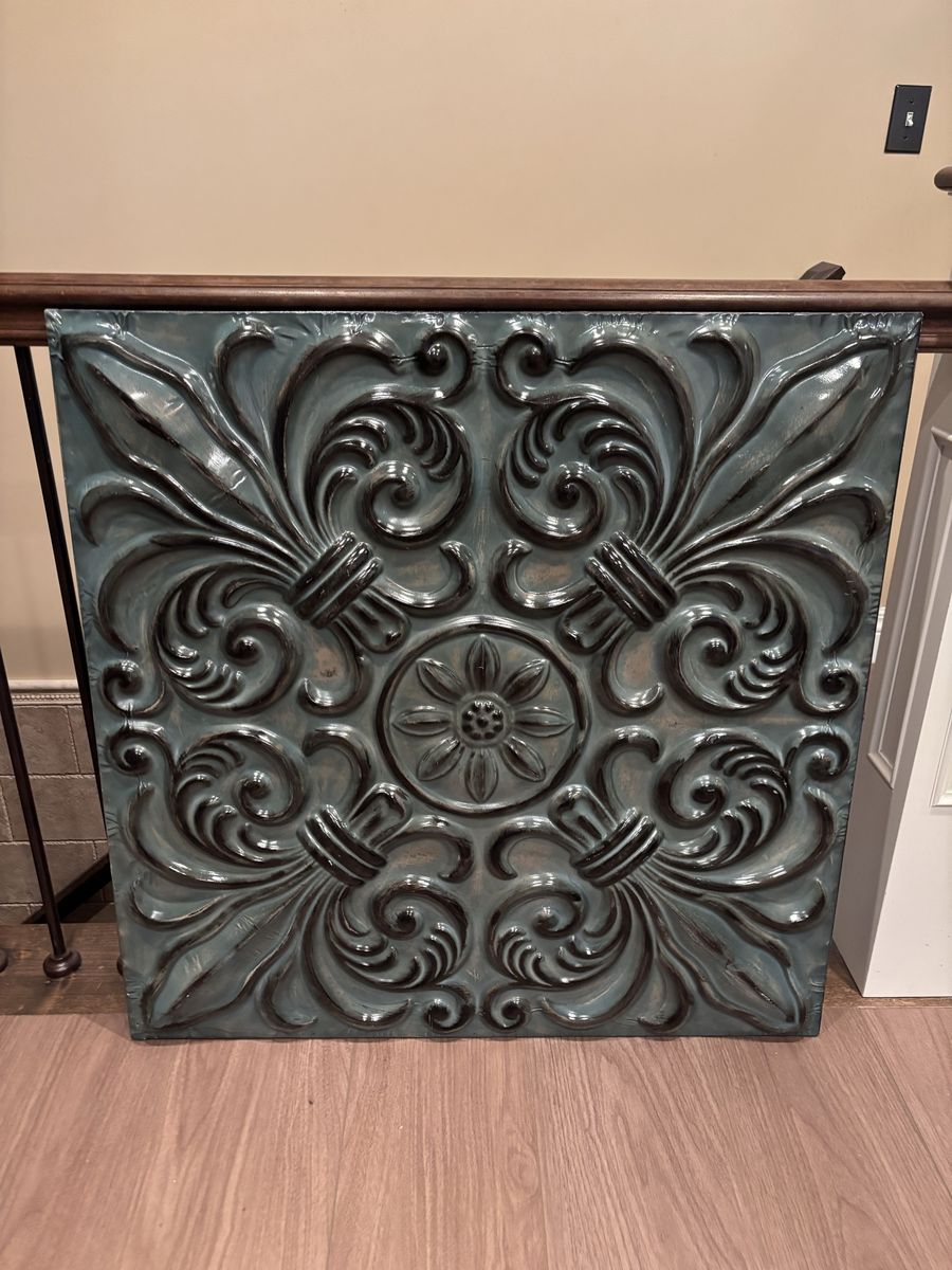 Huge Metal Home Decor Fun Color!