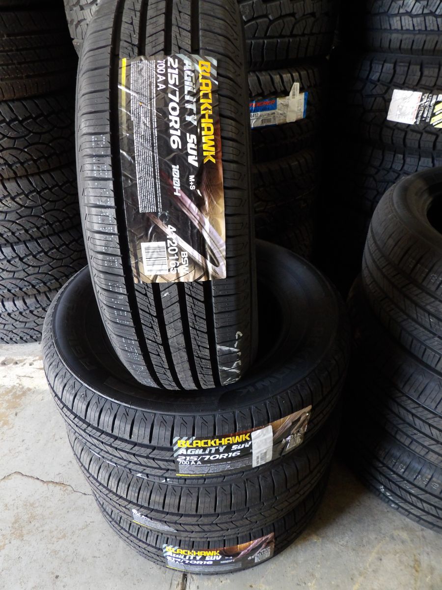 235/60R18 BLACKHAWK AGILITY SUV SET OF BRAND NEW TIRES