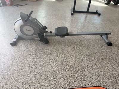 Sunny Health & Fitness Rowing Machine - Gray Used Exercise Equipment