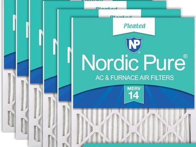 Nordic Pure 18x20x1 Pleated MERV 14 Air Filters, 6-pack #97080