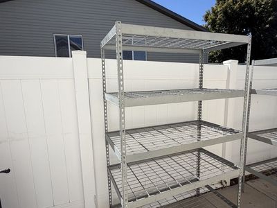Heavy-Duty Metal 5-Tier Adjustable Shelving Unit - Garage/Storage Rack