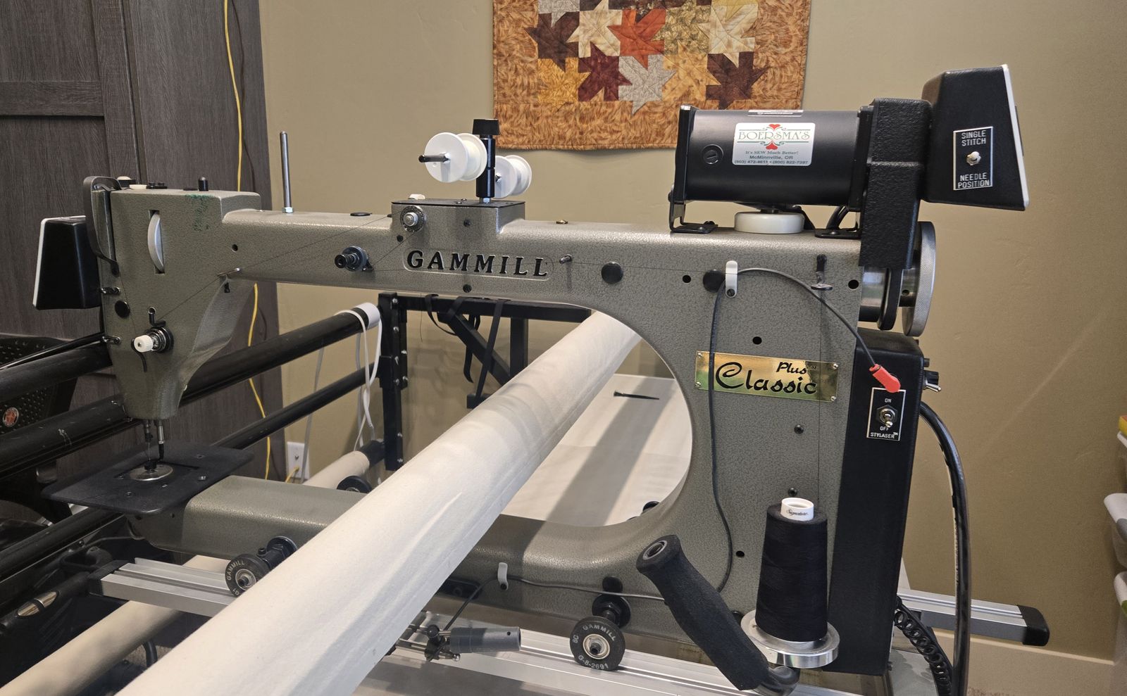 2001 Gammill Classic Plus Longarm Quilt Machine