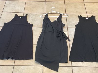 3 Size Small Black Dresses