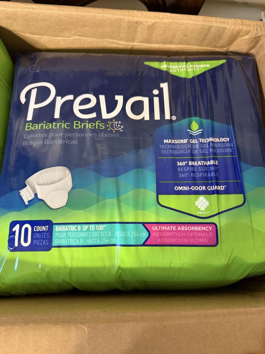 Adult diaper and absorbent size XL