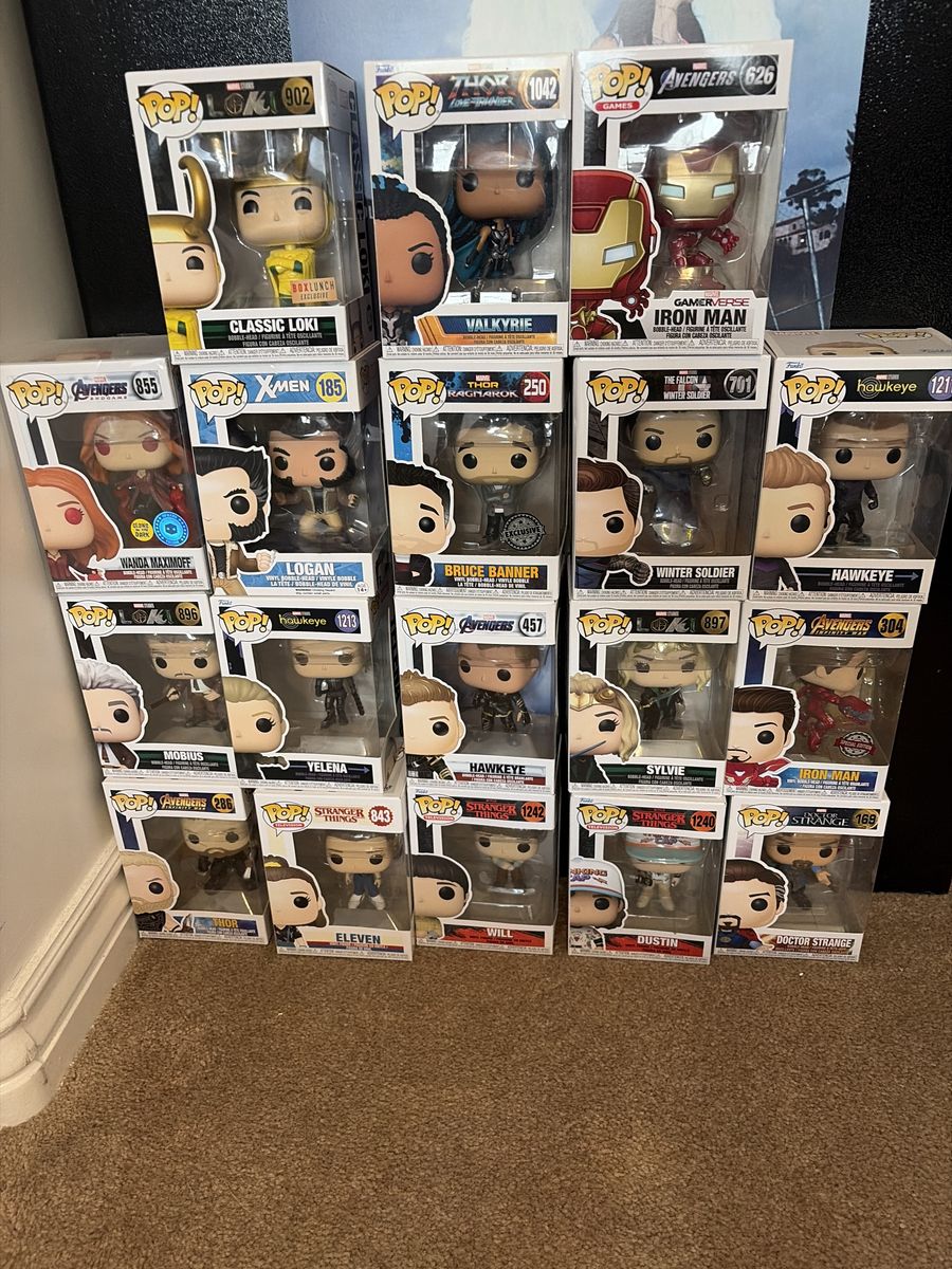Funko Pops - Marvel & Stranger Things