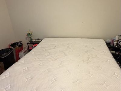 Queen mattress and bed frame