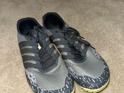 Merrell Trail Glove 3 Men's Size 13 Barefoot Running Shoes Gray Pattern Vibram Soles