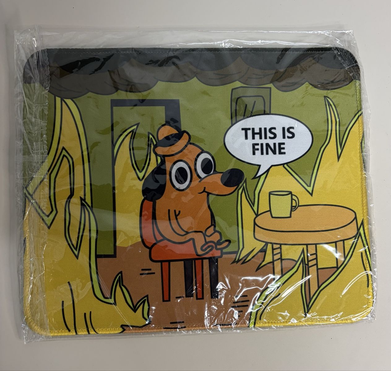 “This Is Fine” Mouse Pad