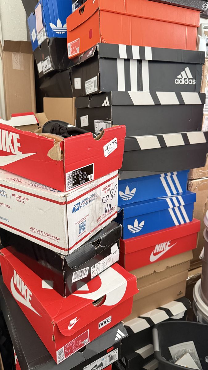 Stack Of New Shoes