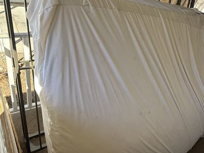 Queen Mattress and Metal Bed Frame