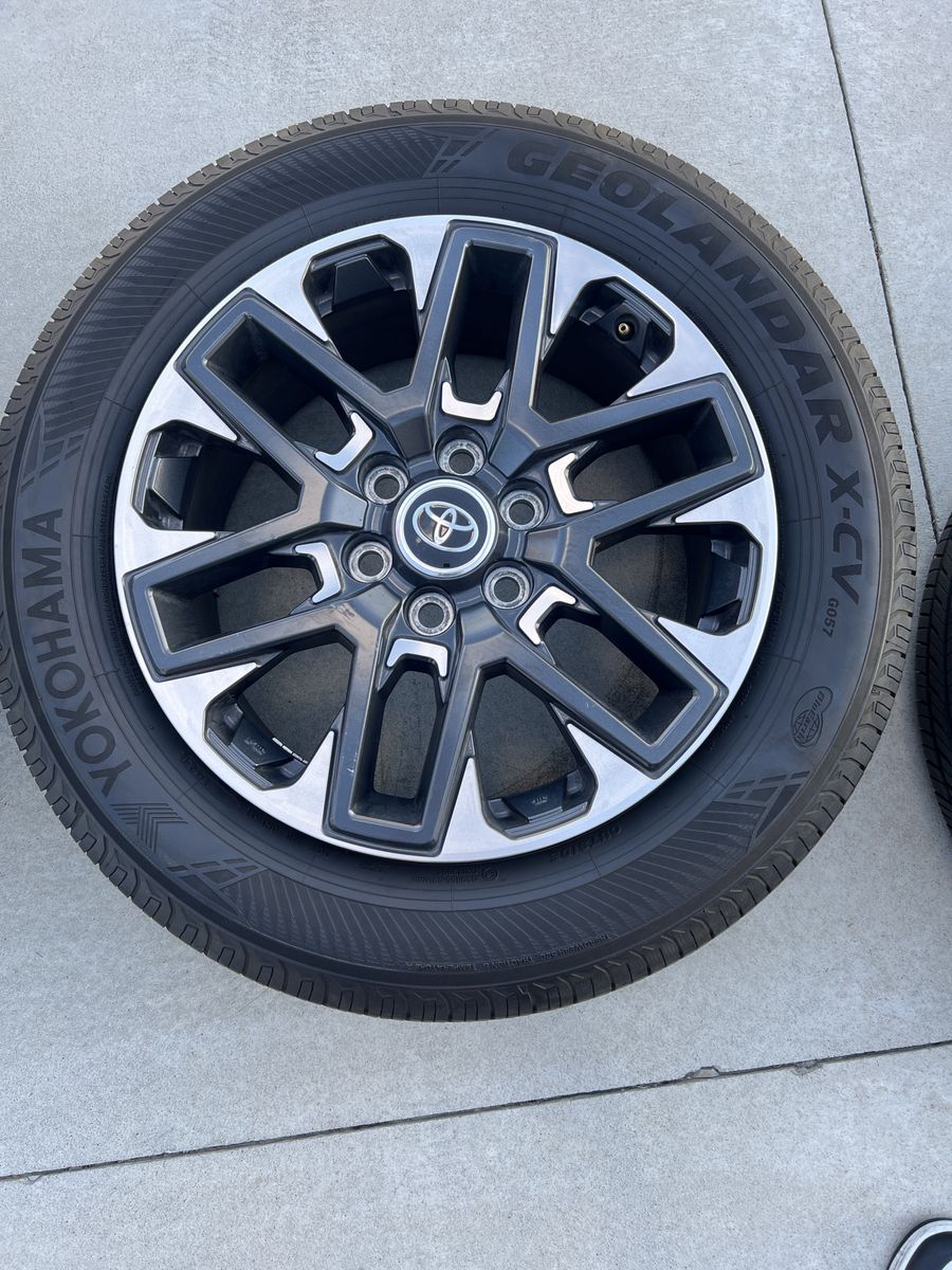 265/60/20 Toyota Tundra Tire and Wheel take offs