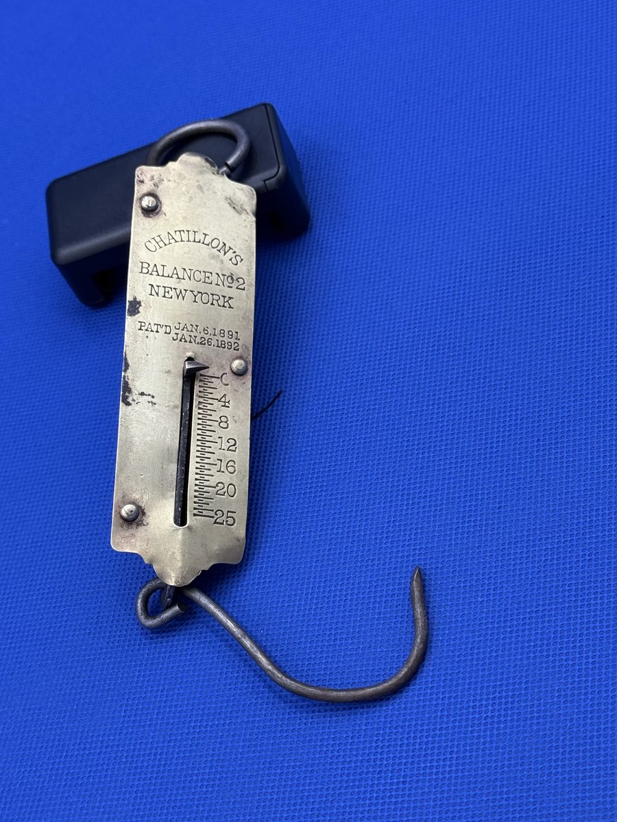 Chatillon Balance No 2 New York Hanging Scale Bras