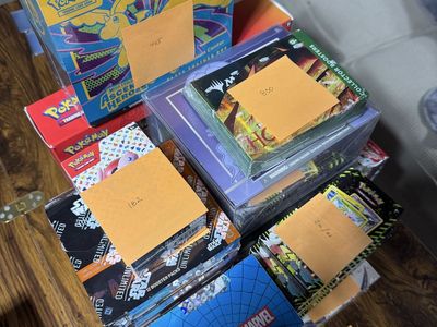 Trading Card Game Booster Bundles and Boxes Lot - Pokemon, Magic The Gathering