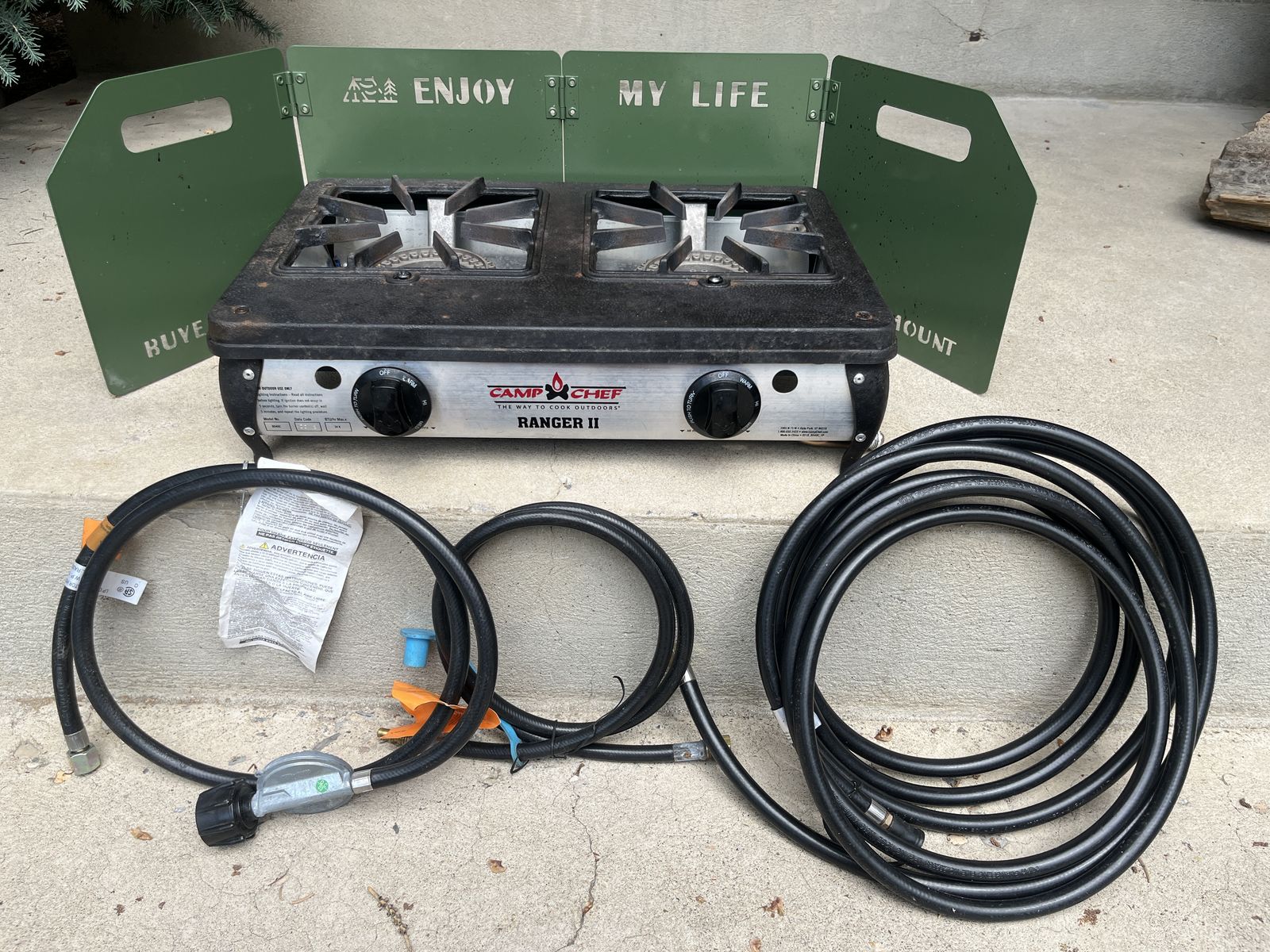 Camp Chef Ranger II Dual Burner Propane Camp Stove