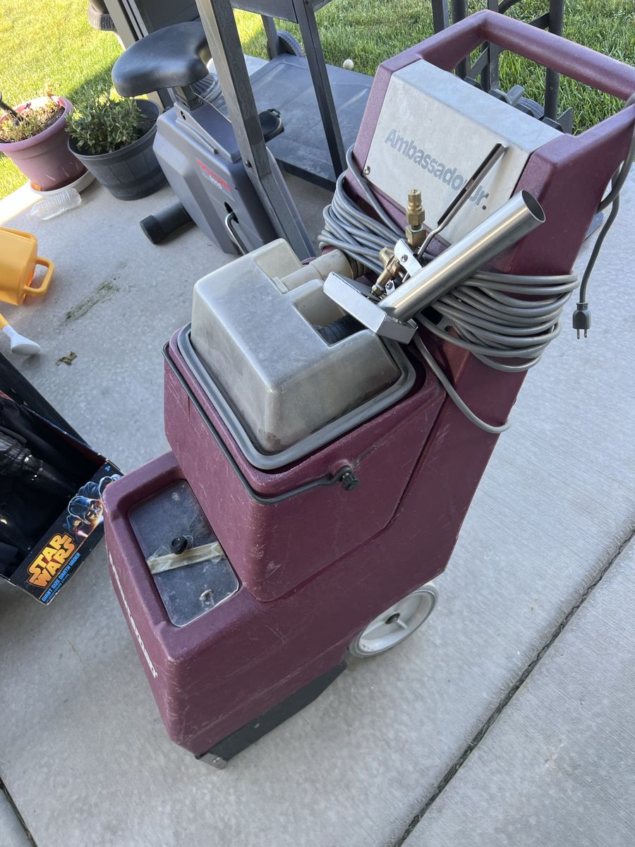 Ambassador Jr. Carpet Cleaner Extractor with Hoses and Wand - Used, Good Condition