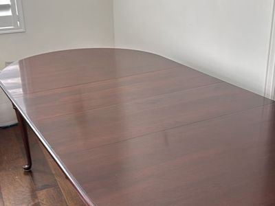 Solid wood table