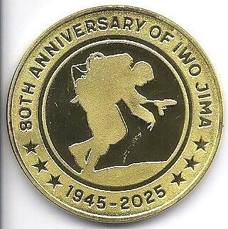 80th Anniversary of Iwo Jima 2025 Collectible Coin