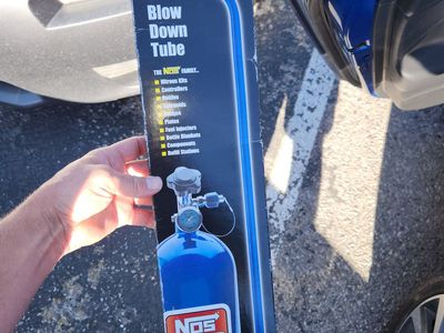 Nitrous blow down tube