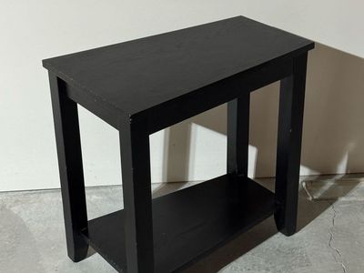Black End Table