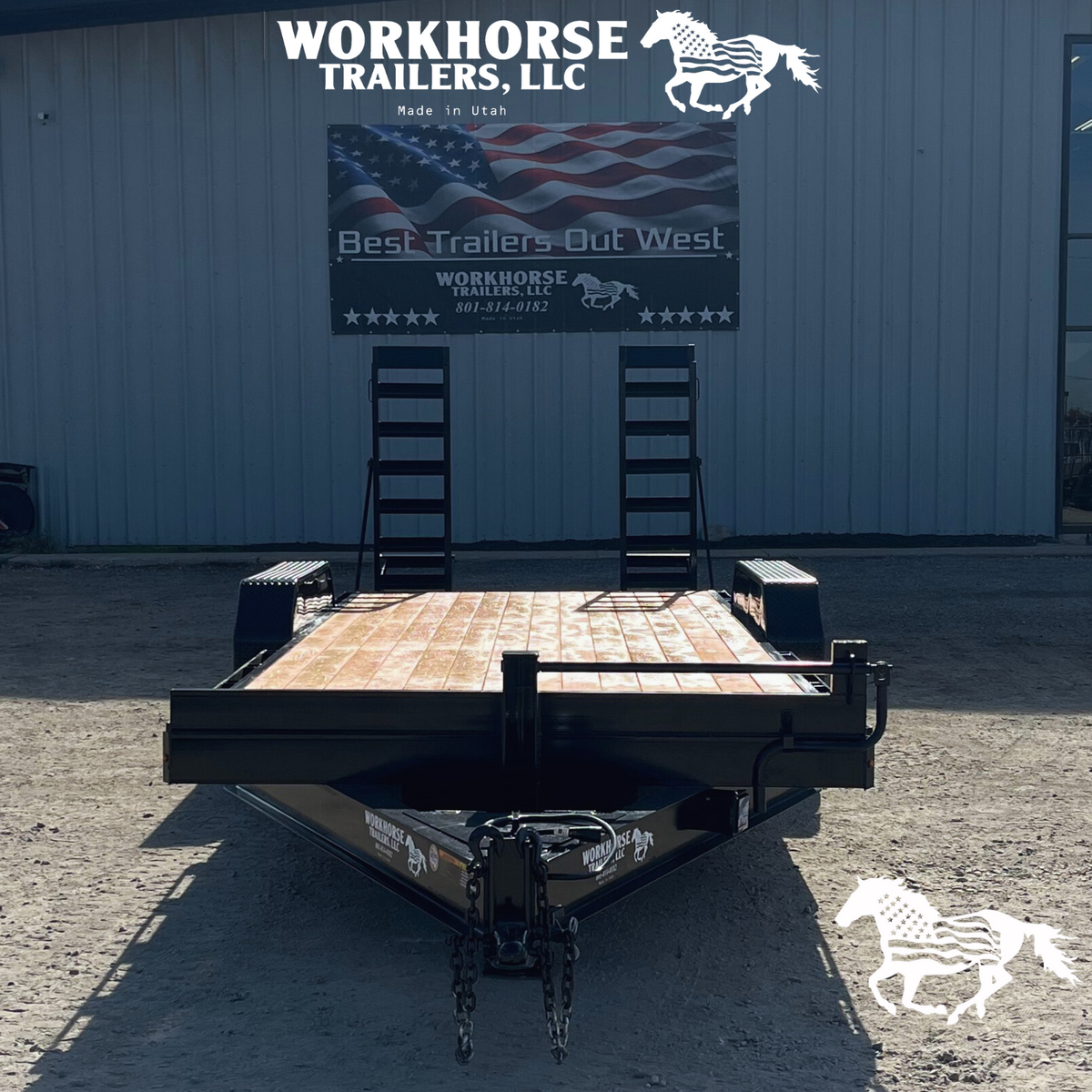 7x20 Tandem Axle Dovetail Equipment Hauler 15K *SPARE TIRE INCLUDED* SALE